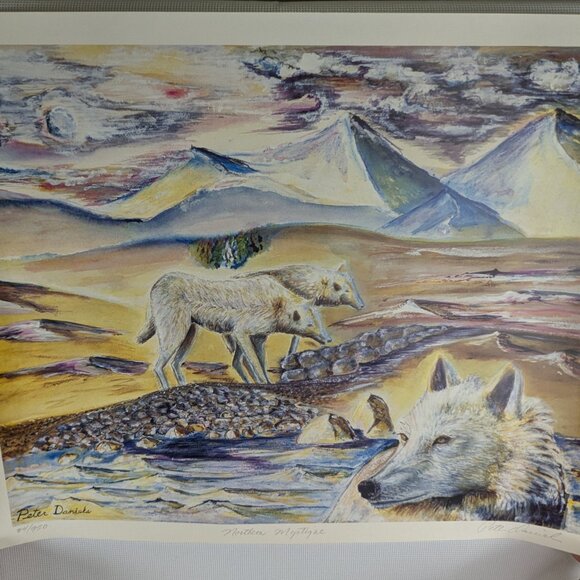 Peter Daniels "Northern Mystique" Signed & Numbered 84/950 18" x 24" Print - Picture 7 of 13